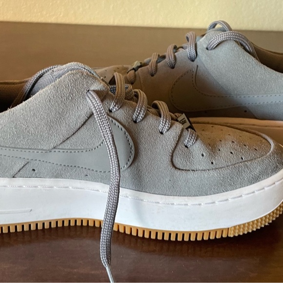 Nike Air Force 1 Sage Low Cool Gray White - Picture 6 of 6